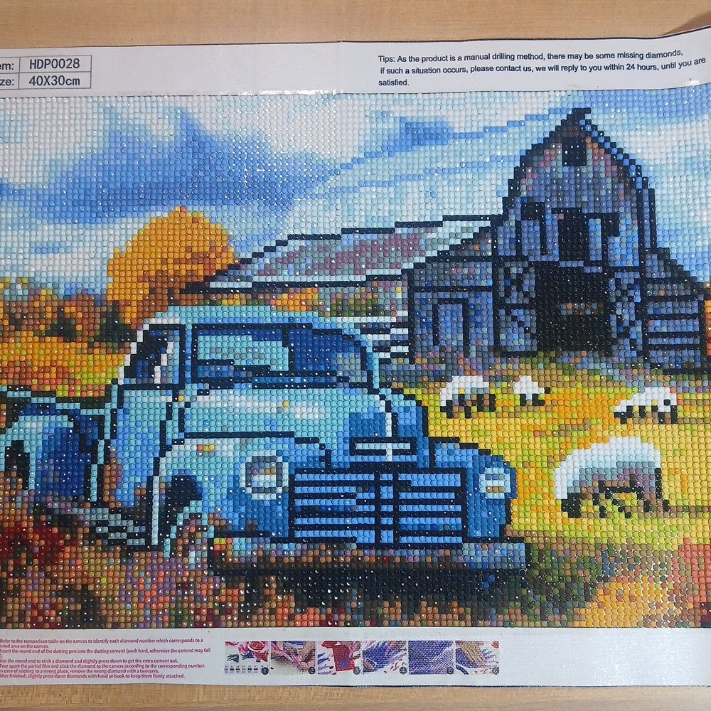 Rustic Farm Scene Diamond Painting‎ Kit